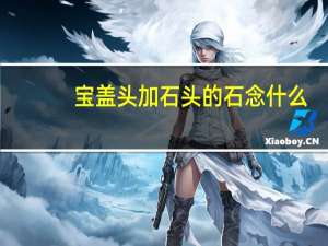 宝盖头加石头的石念什么