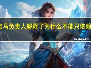 宝马负责人解释了为什么不能只依赖电动车