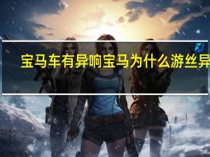 宝马车有异响 宝马为什么游丝异响