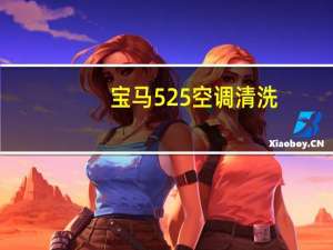 宝马525空调清洗