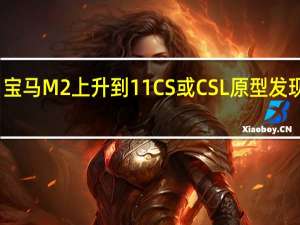 宝马M2上升到11 CS或CSL原型发现测试