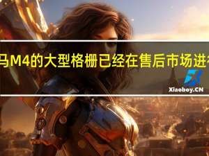 宝马M4的大型格栅已经在售后市场进行了改造