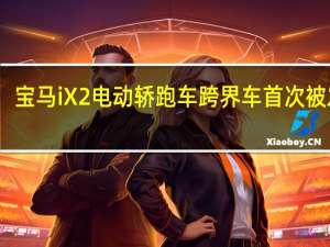 宝马 iX2 电动轿跑车跨界车首次被发现
