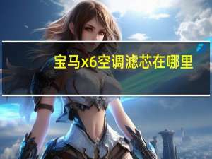 宝马x6空调滤芯在哪里