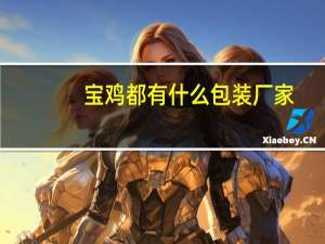 宝鸡都有什么包装厂家