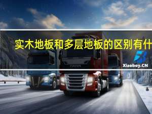 实木地板和多层地板的区别有什么