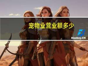 宠物业营业额多少