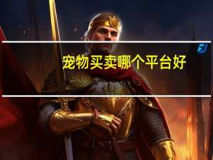 宠物买卖哪个平台好