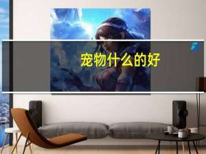 宠物什么的好