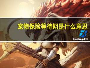 宠物保险等待期是什么意思