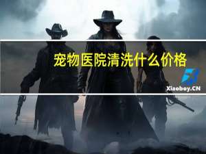 宠物医院清洗什么价格