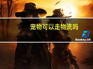 宠物可以走物流吗