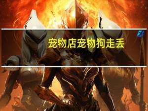 宠物店宠物狗走丢