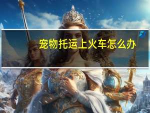 宠物托运上火车怎么办