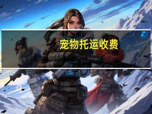 宠物托运收费