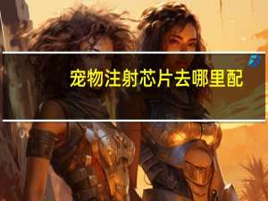 宠物注射芯片去哪里配