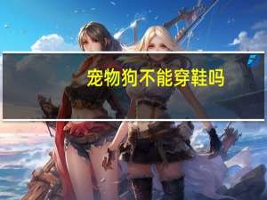 宠物狗不能穿鞋吗