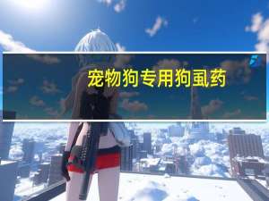 宠物狗专用狗虱药