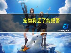 宠物狗丢了能报警
