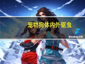 宠物狗体内外驱虫