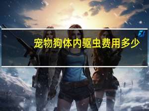 宠物狗体内驱虫费用多少