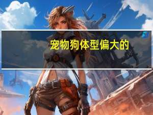 宠物狗体型偏大的