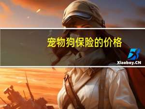 宠物狗保险的价格