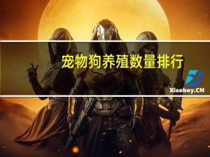 宠物狗养殖数量排行