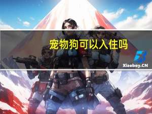 宠物狗可以入住吗