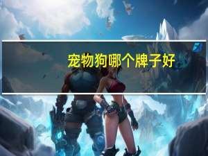 宠物狗哪个牌子好