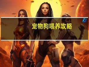 宠物狗喂养攻略