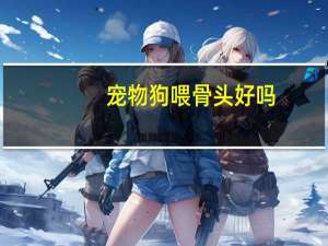宠物狗喂骨头好吗