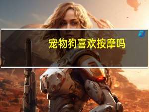 宠物狗喜欢按摩吗