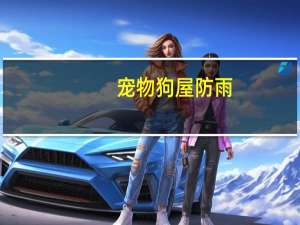 宠物狗屋防雨