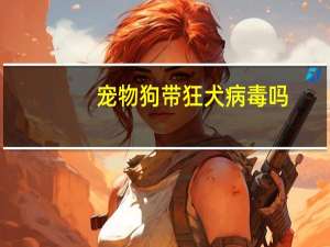 宠物狗带狂犬病毒吗
