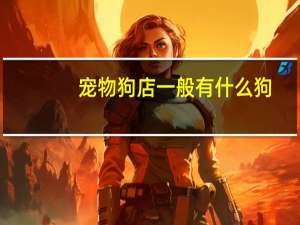 宠物狗店一般有什么狗
