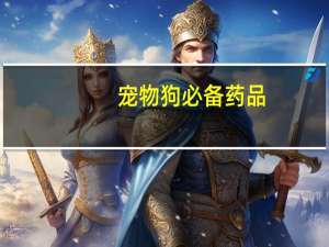 宠物狗必备药品