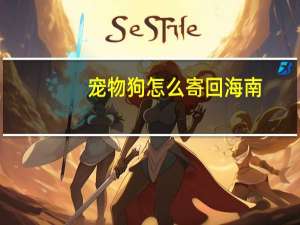 宠物狗怎么寄回海南