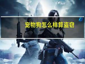 宠物狗怎么样算盗窃