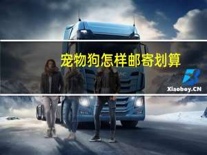 宠物狗怎样邮寄划算