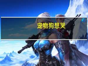 宠物狗想哭