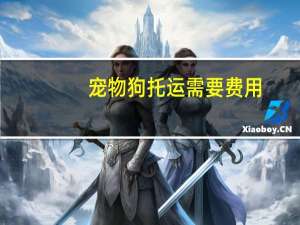 宠物狗托运需要费用