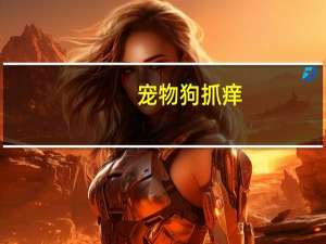 宠物狗抓痒