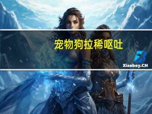 宠物狗拉稀呕吐