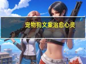 宠物狗文案治愈心灵