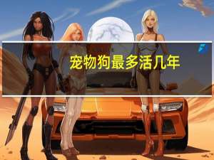 宠物狗最多活几年