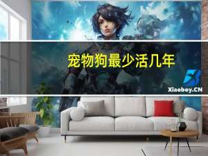 宠物狗最少活几年