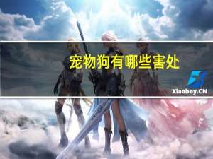 宠物狗有哪些害处