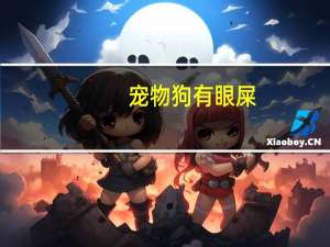 宠物狗有眼屎