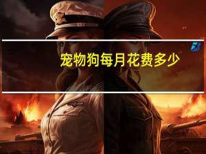 宠物狗每月花费多少